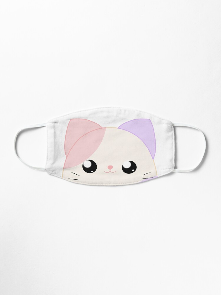 Pink And Purple Calico Squishmallow Cat Mask By Lola Ly Redbubble