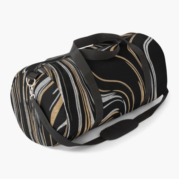 Item preview, Liquid Marble Swirls Gold Silver on Black designed and sold by WisdomInspired.