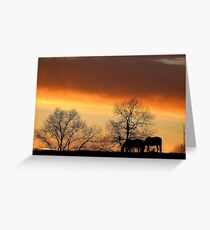 Sunset Serenity Greeting Card