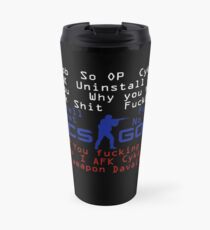 CS GO Russian sayings flag Travel Mug