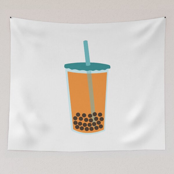 Item preview, Bubble/Boba Thai Milk Tea Graphic designed and sold by Adventureco.