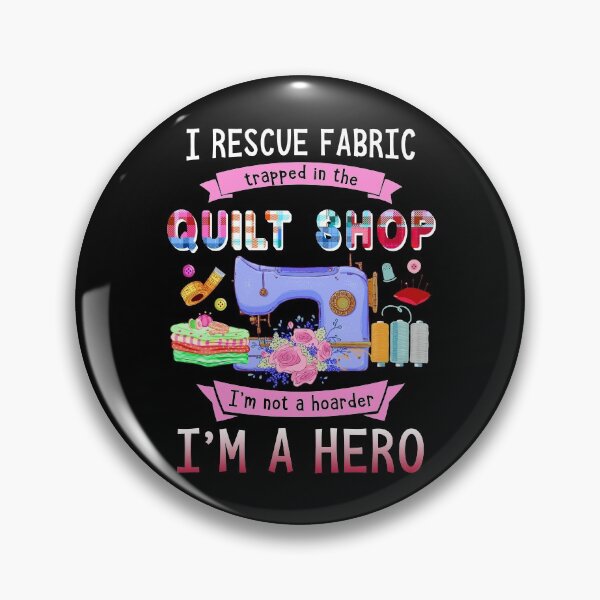 Item preview, Funny I Rescue Fabric Quilt Hero  designed and sold by Rusty62.