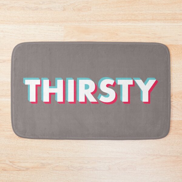 Item preview, Thirsty Glitch White designed and sold by BeyondTheDeck.