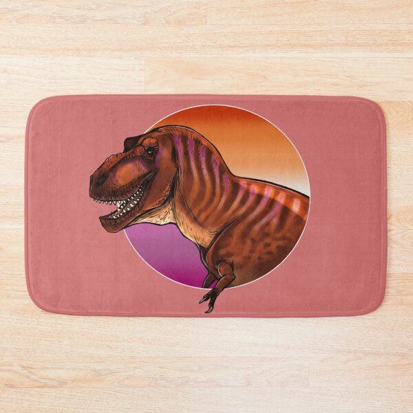 Item preview, PRIDE dinosaurs: T.rex (lesbian flag) designed and sold by DinoDJ.