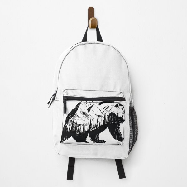 Item preview,  Mountains and birds. A nice gift idea for all nature lovers. This natural design with a bear is one of the most elaborate of my designs. designed and sold by designMarks.
