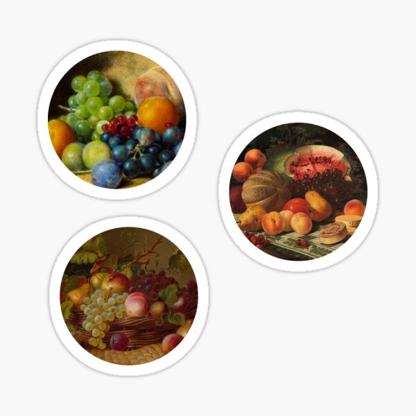 Item preview, Fruit Paintings Sticker Pack designed and sold by Ashley Moen.