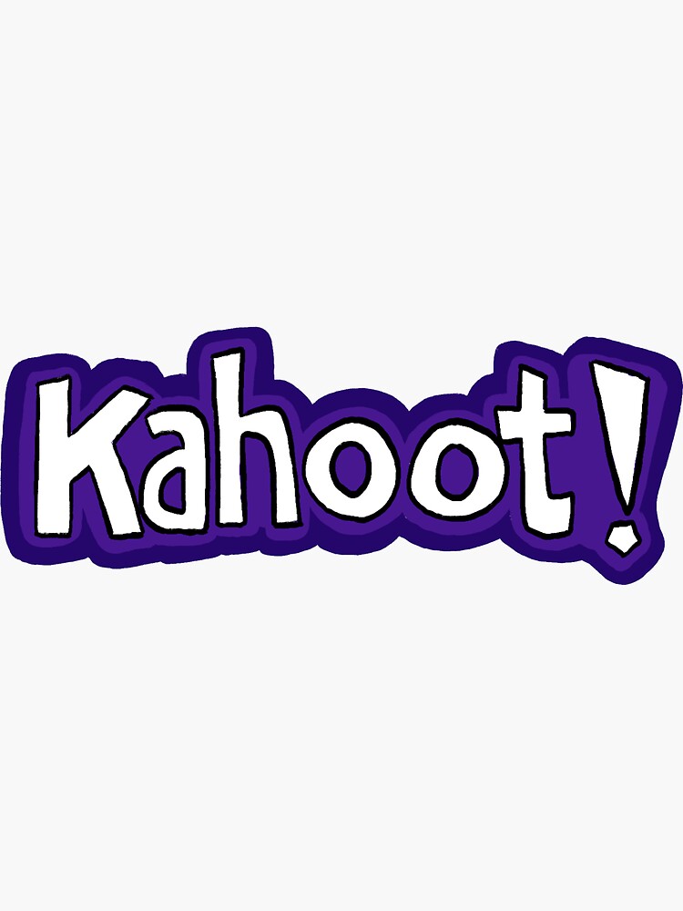 "Kahoot! logo" Sticker for Sale by ashleyyoung076 Redbubble