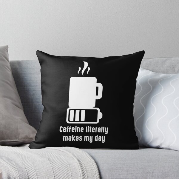 Item preview, Caffeine Literally Makes my Day - Coffee Addict designed and sold by TrendsnHolidays.