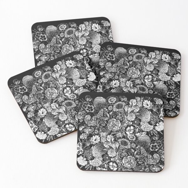 Item preview, Black and White Botanical Floral designed and sold by Greenbaby.