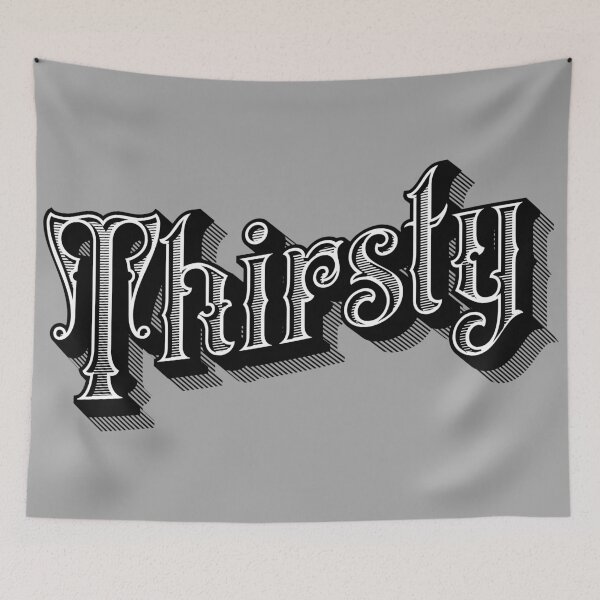 Item preview, Thirsty Old School designed and sold by BeyondTheDeck.