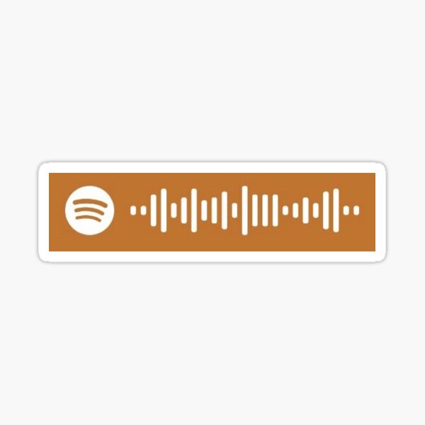 vampire weekend spotify scan Sticker