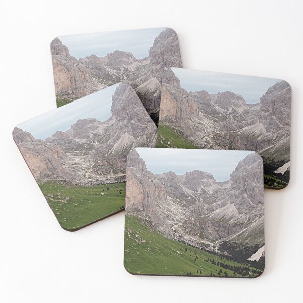 Item preview, Alps Mountains Peaks Green Meadow Landscape designed and sold by Anna Lemos.