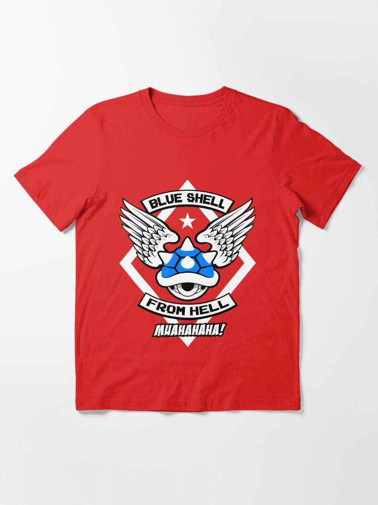 Vista alternativa de Camiseta esencial Blue Shell del infierno