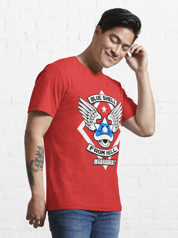 Vista alternativa de Camiseta esencial Blue Shell del infierno