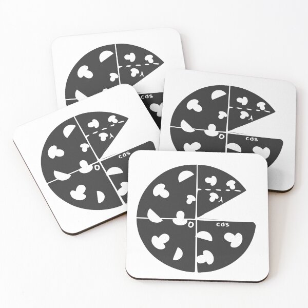Item preview,  this design is perfect for him. The unit circle with the Euler formula applied to a pizza. A math design as a gift for mathematicians. designed and sold by designMarks.