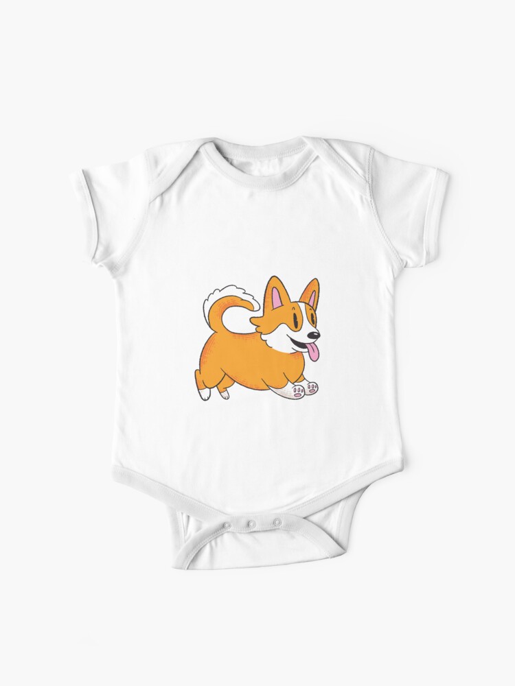 Cool Corgi Dad Funny Dog Lover Quote Baby One Piece By Funnylifeusa Redbubble
