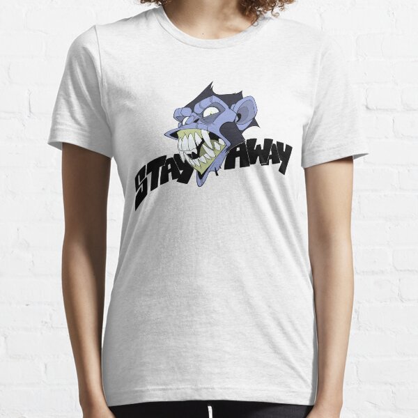 Angry Monkey - Blue/Acid Essential T-Shirt