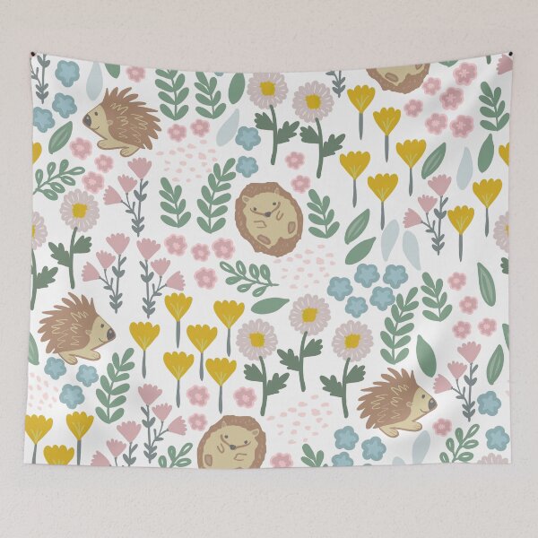 Item preview, Cute Hedgehogs Pattern designed and sold by harpleydesigns.