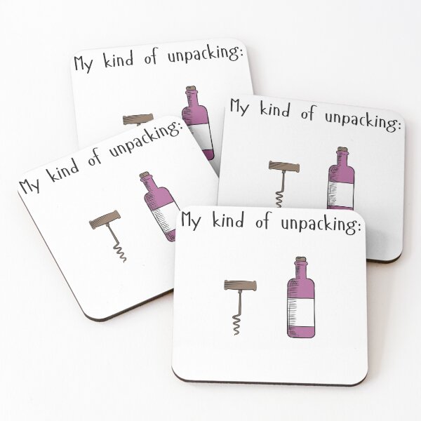 Item preview, My kind of unpacking wine designed and sold by AnnaMelekhina.