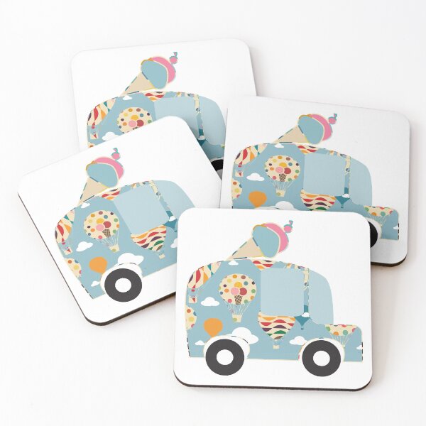Item preview, Ice Cream Truck Blue designed and sold by susycosta.