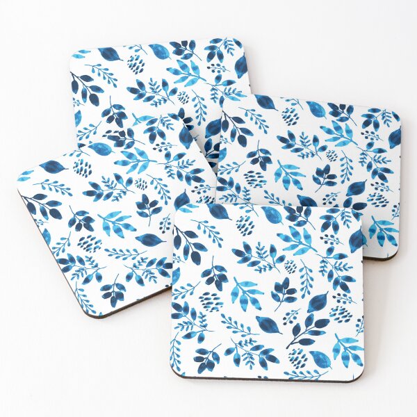 Item preview, Watercolor Indigo Botanical illustration designed and sold by harpleydesigns.