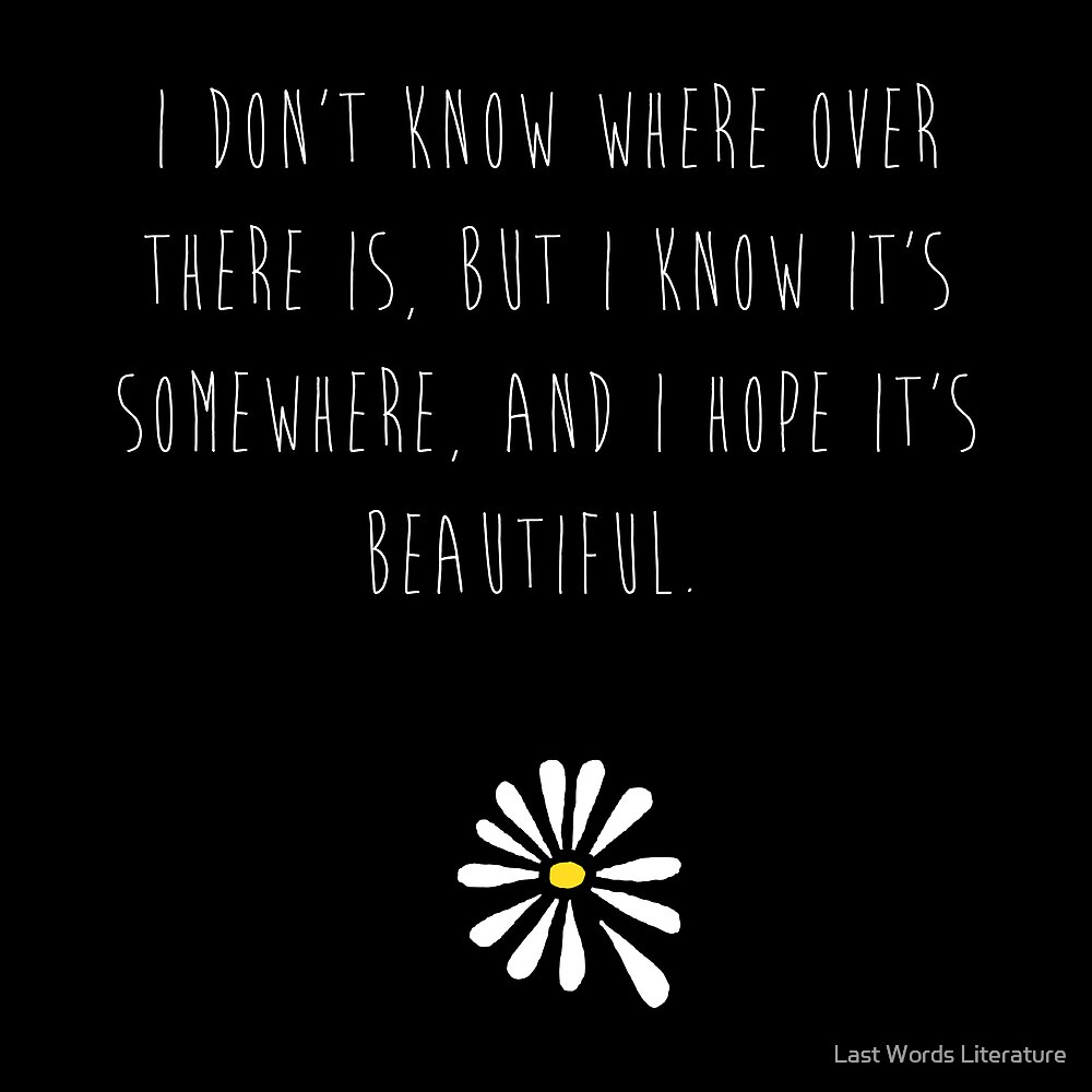 "Looking For Alaska" by Last Words Literature Redbubble