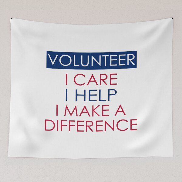 Item preview, Volunteer Quote Appreciation Gift, I Care I Help, I Make a Difference designed and sold by SVShare.