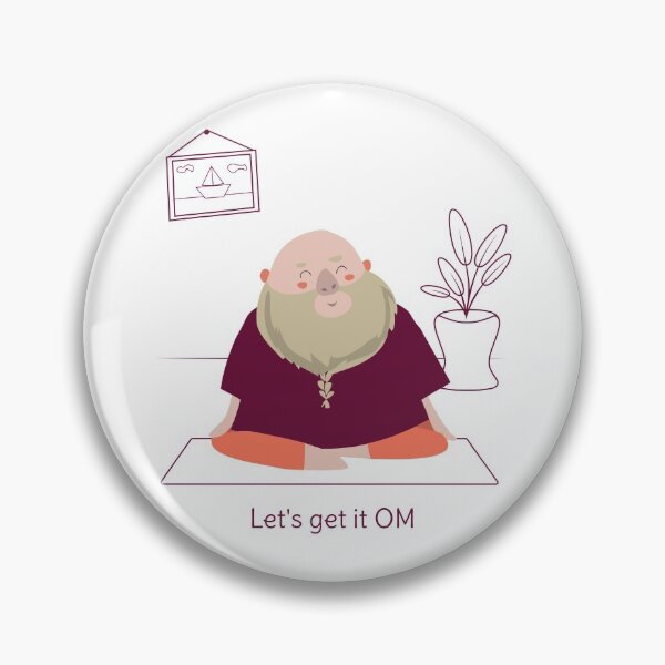 Item preview, "Let´s get it OM" yoga asana Yoga Life - Funny yoga gift - Gift for yoga lovers designed and sold by TamGustam.