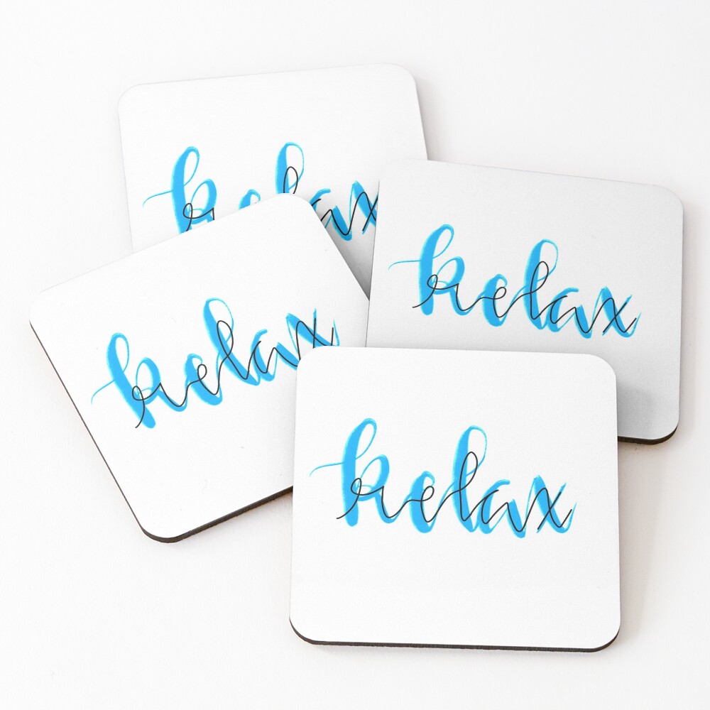 Item preview, Coasters (Set of 4) designed and sold by TheDoggoDraws.