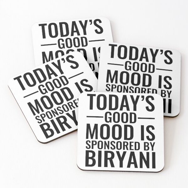 Item preview, Today's Good Mood Is Sponsored By Biryani designed and sold by kamrankhan.
