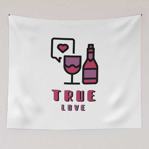 Item preview, True love is wine  designed and sold by AnnaMelekhina.