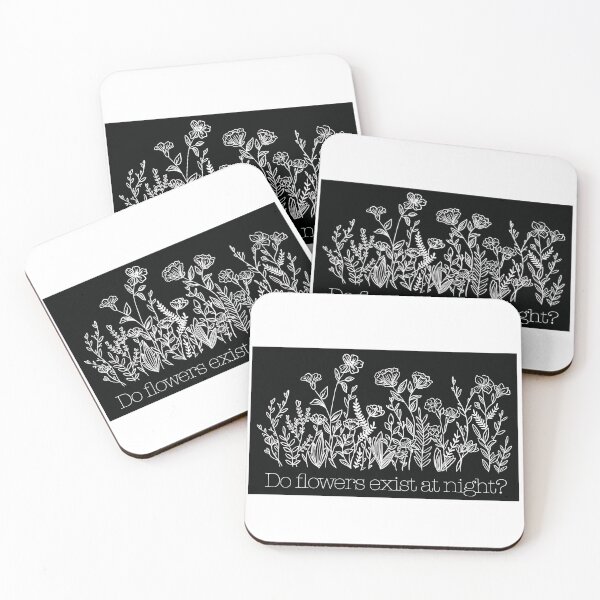 Item preview, Do Flowers Exist At Night? Black designed and sold by katieamoon.