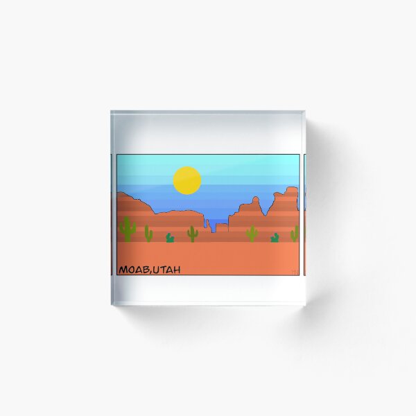 Aperçu de l'œuvre Moab Utah Design créée et vendue par ModernNature.