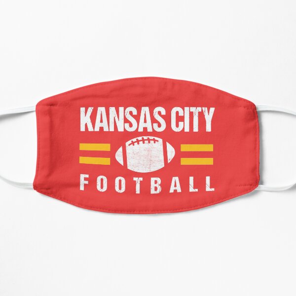 KC Kansas City Red Yellow Football Kingdom Kc 2020 Sports Fan Championship Classic Mask