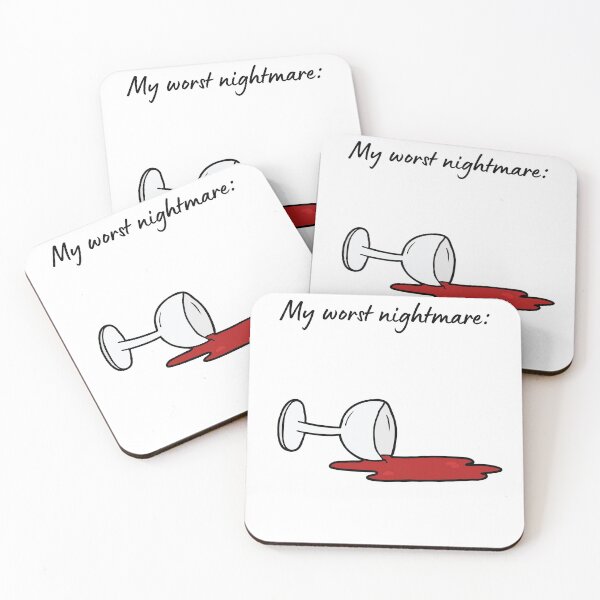 Item preview, My worst nightmare- spilled wine  designed and sold by AnnaMelekhina.