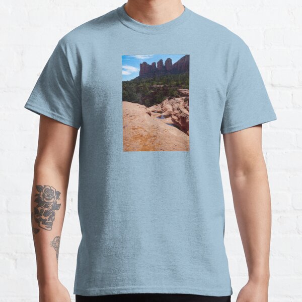 Reflections in the Shallow Sandstone Pools Classic T-Shirt