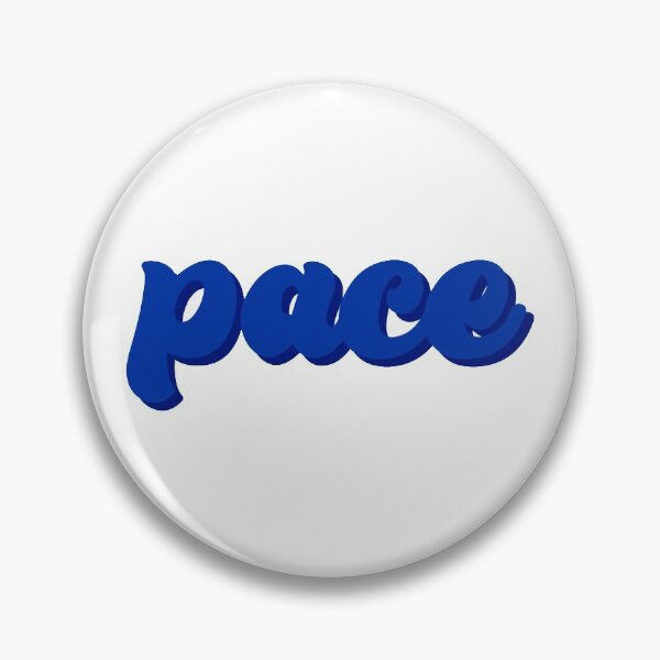Item preview, blue pace sticker groovy font designed and sold by elaynafk-.