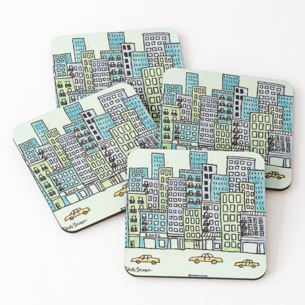 Item preview, New York City Watercolor designed and sold by watercolornikki.