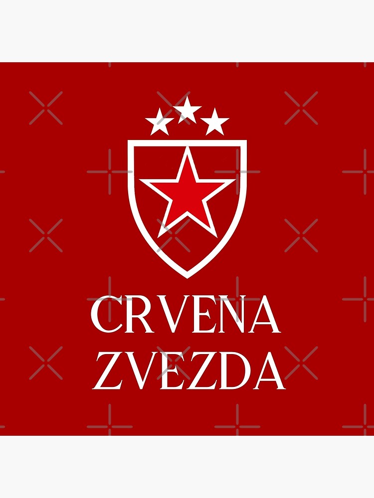 Crvena Zvezda Red Sticker for Sale by VRedBaller