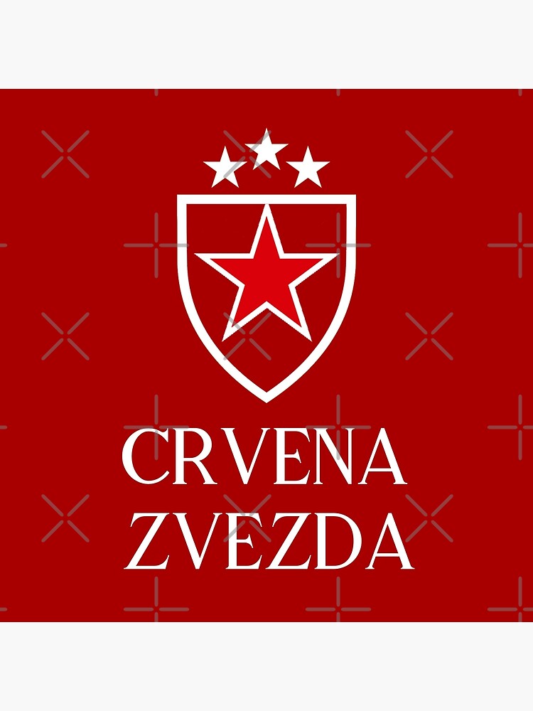 Crvena Zvezda - Red Star Postcard for Sale by VRedBaller