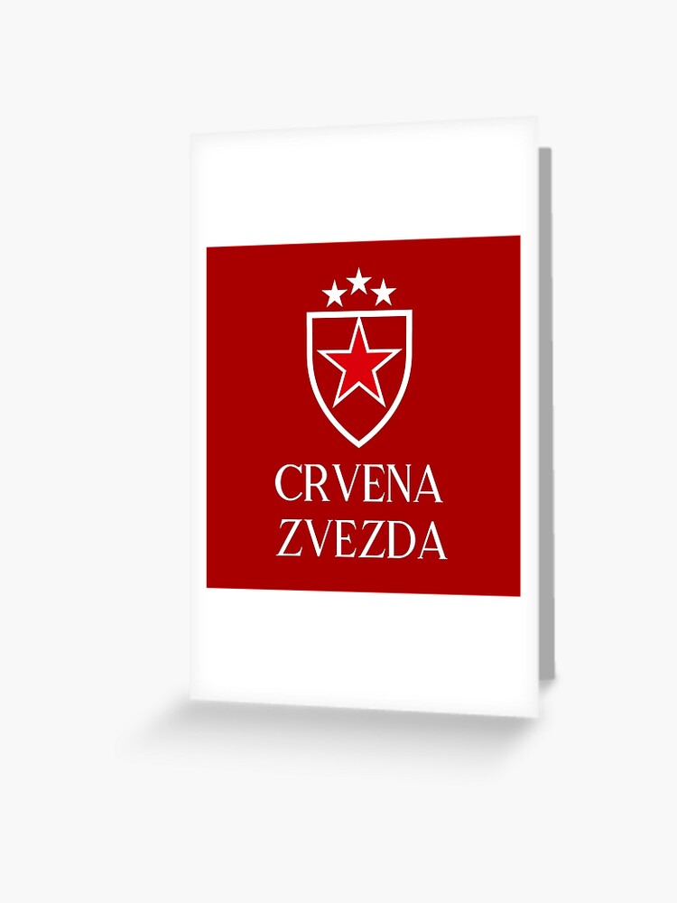 Crvena Zvezda - Red Star Greeting Card for Sale by VRedBaller