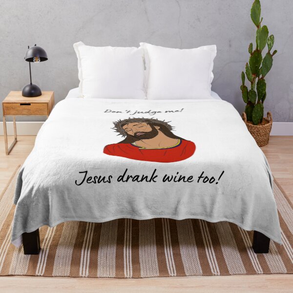 Item preview, Don’t judge me! Jesus drank wine too! designed and sold by AnnaMelekhina.