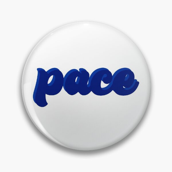 Item preview, blue pace sticker groovy font 2/2 designed and sold by elaynafk-.