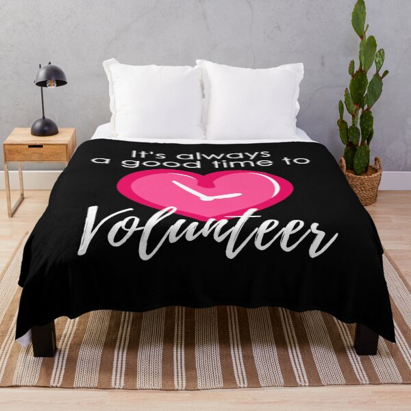 Item preview, It's Always a Good Time to Volunteer Quote with Heart, Cute Volunteer Appreciation Gift designed and sold by SVShare.