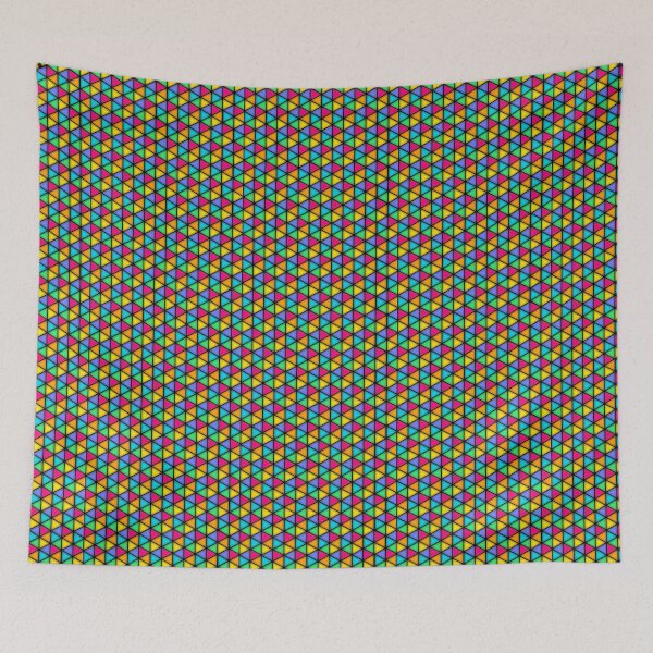 Item preview, Geometric Colour Wheel Stained Glass Pattern designed and sold by rainbow-smash.