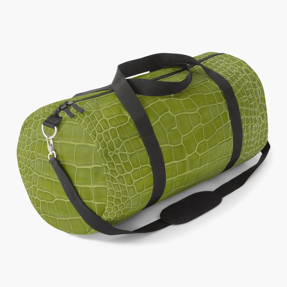 green alligator luggage