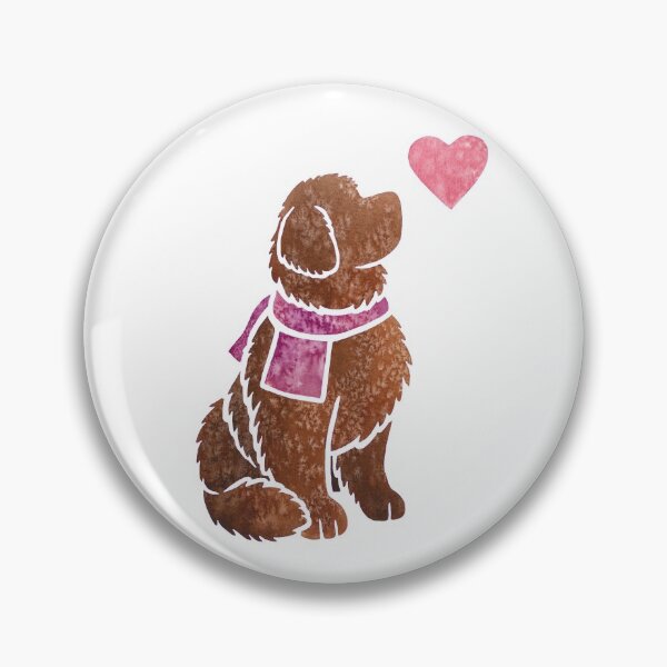 Item preview, Watercolour Newfoundland (brown/liver) designed and sold by animalartbyjess.