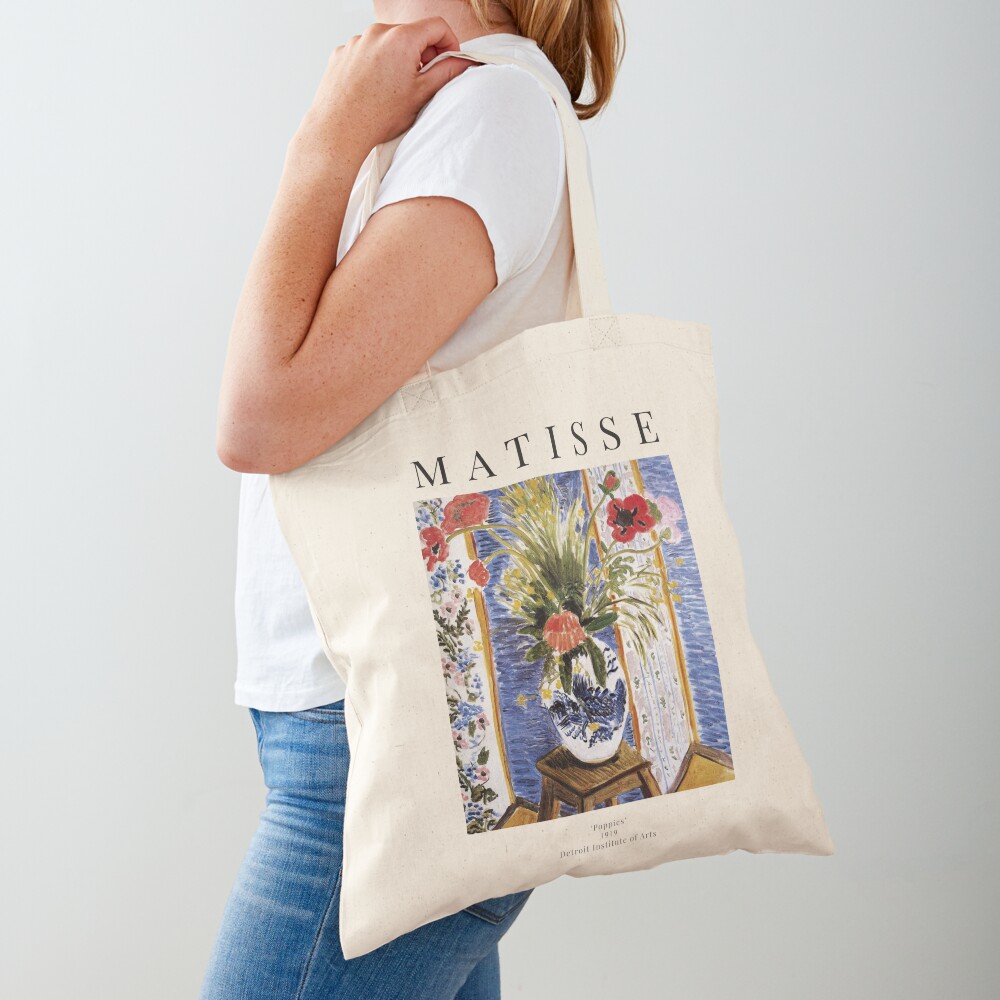 MATISSE: Hand Painted Tote Bag