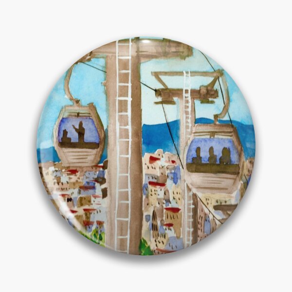 Item preview, Barcelona Watercolor Painting designed and sold by watercolornikki.