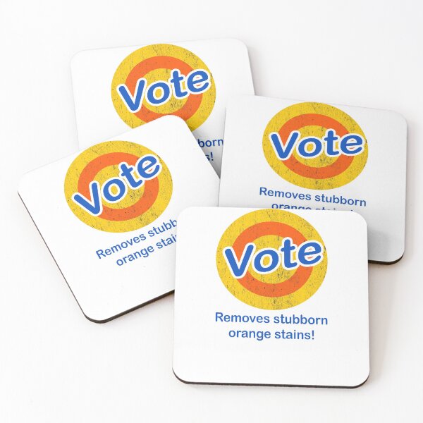 Item preview, Vote Removes Stubborn Orange Stains designed and sold by ayyoubdz.